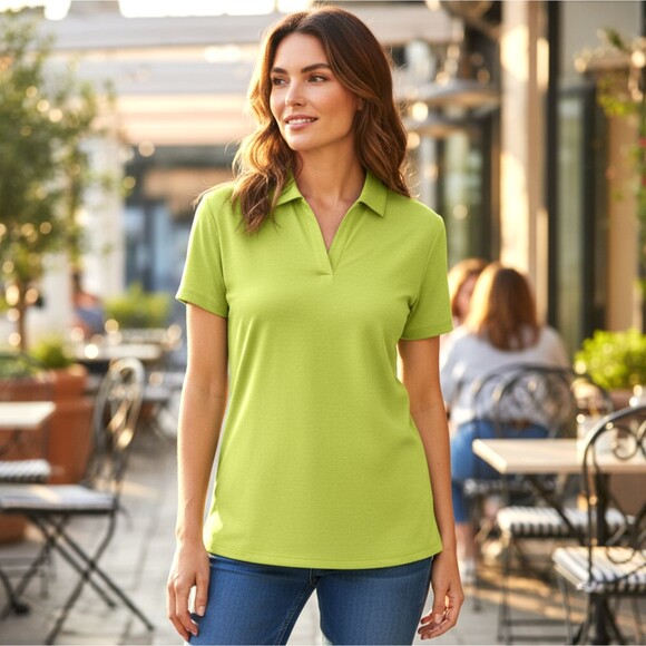 Tommy Bahama Delray Top Women's XL IslandZone Green UPF Stretch Quick Dry NWT - Picture 1 of 11